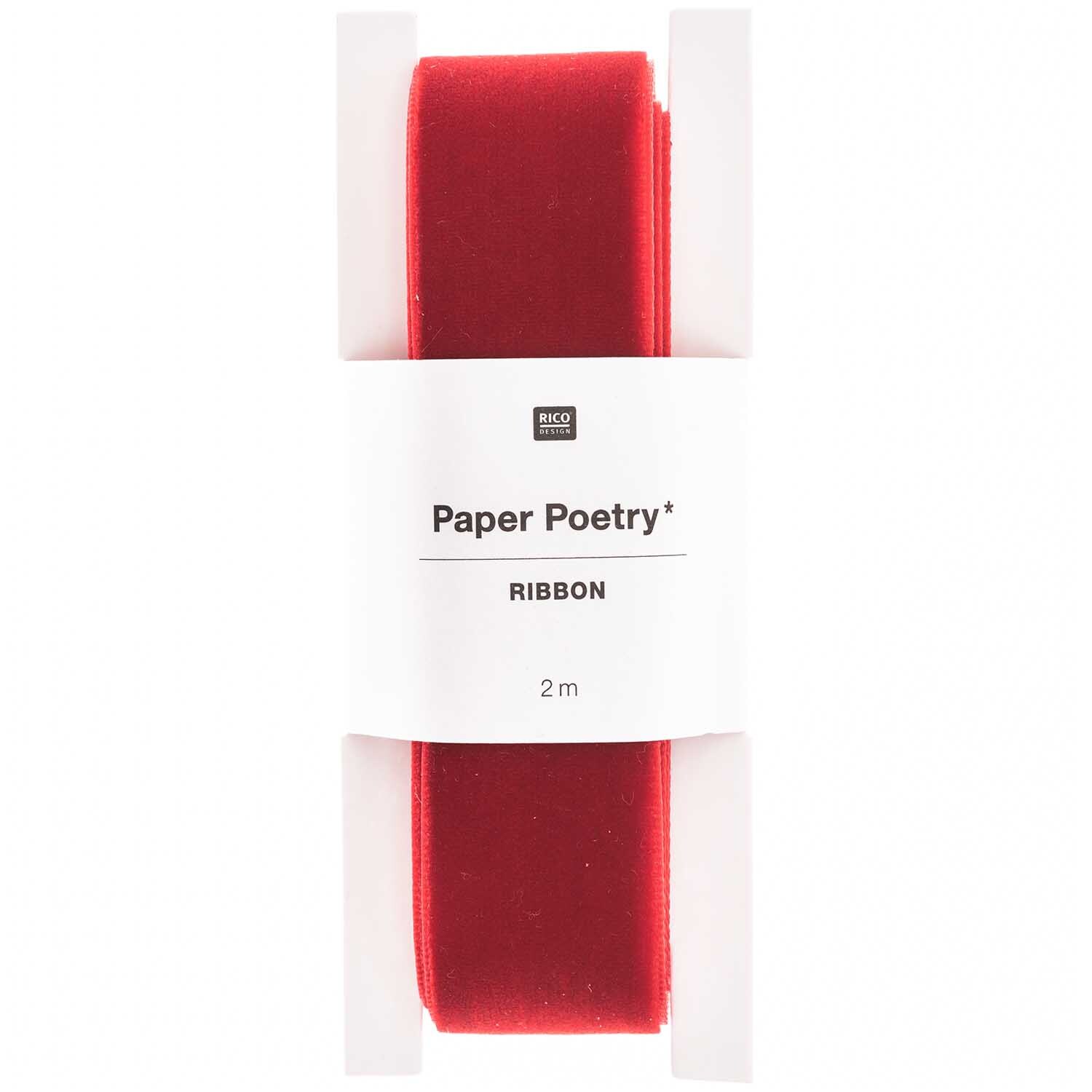 Paper Poetry Samtband 25mm 2m