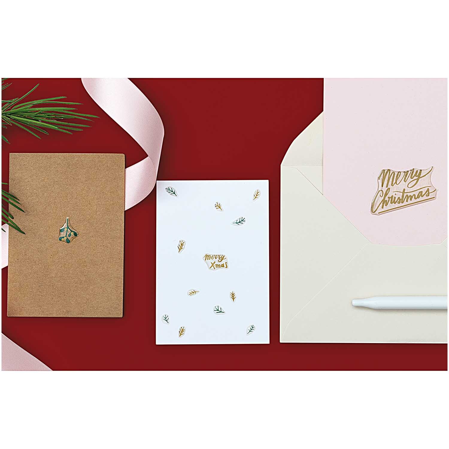 Paper Poetry Gelsticker Jolly Christmas Schrift