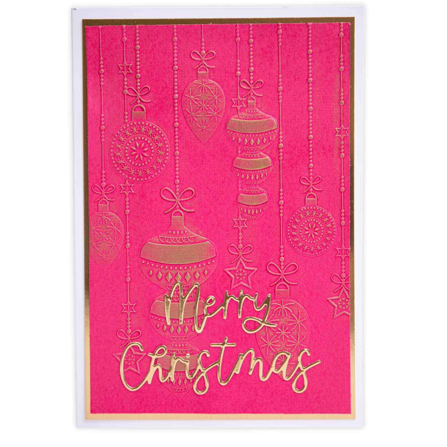 3D Textured Impressions Embossing Folder Sparkly Ornaments