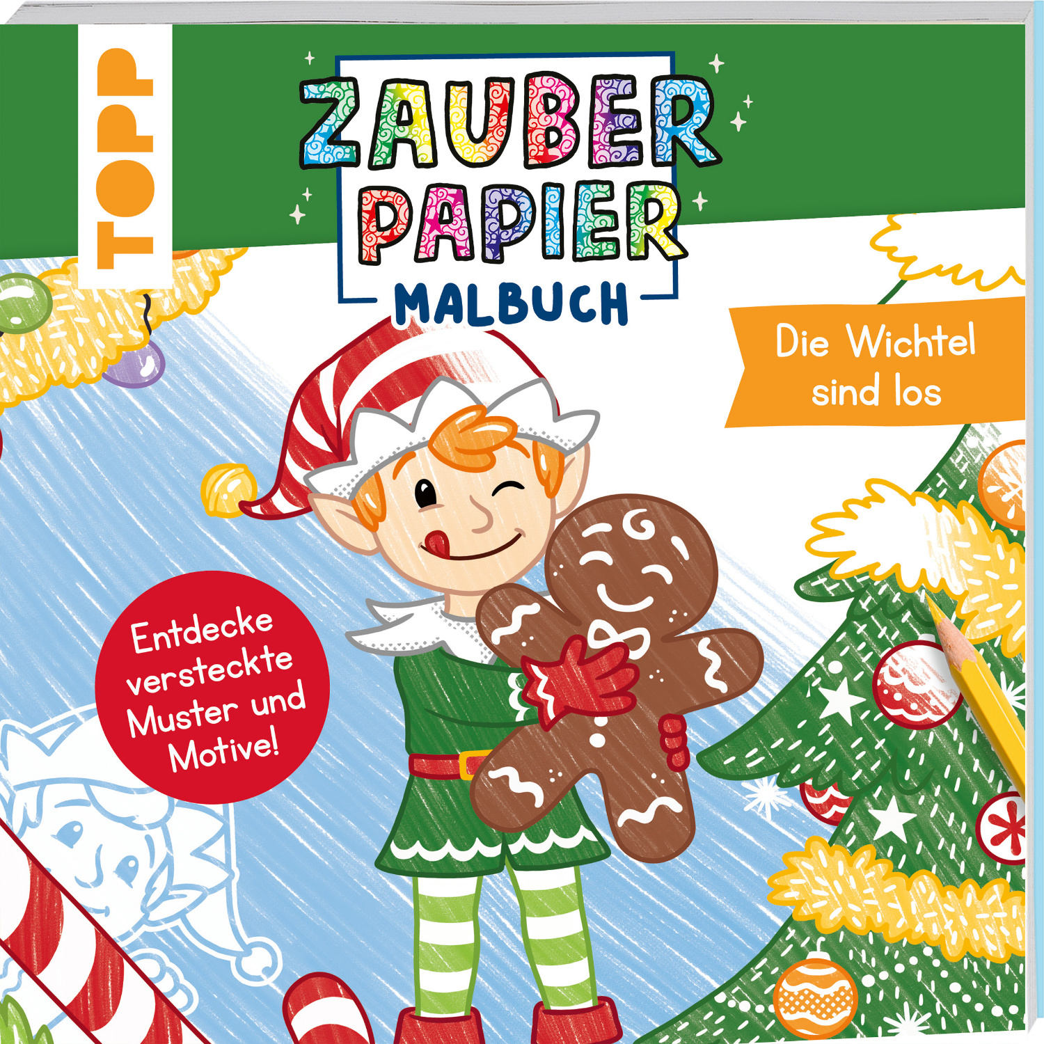 Zauberpapier Malbuch - Die Wichtel sind los