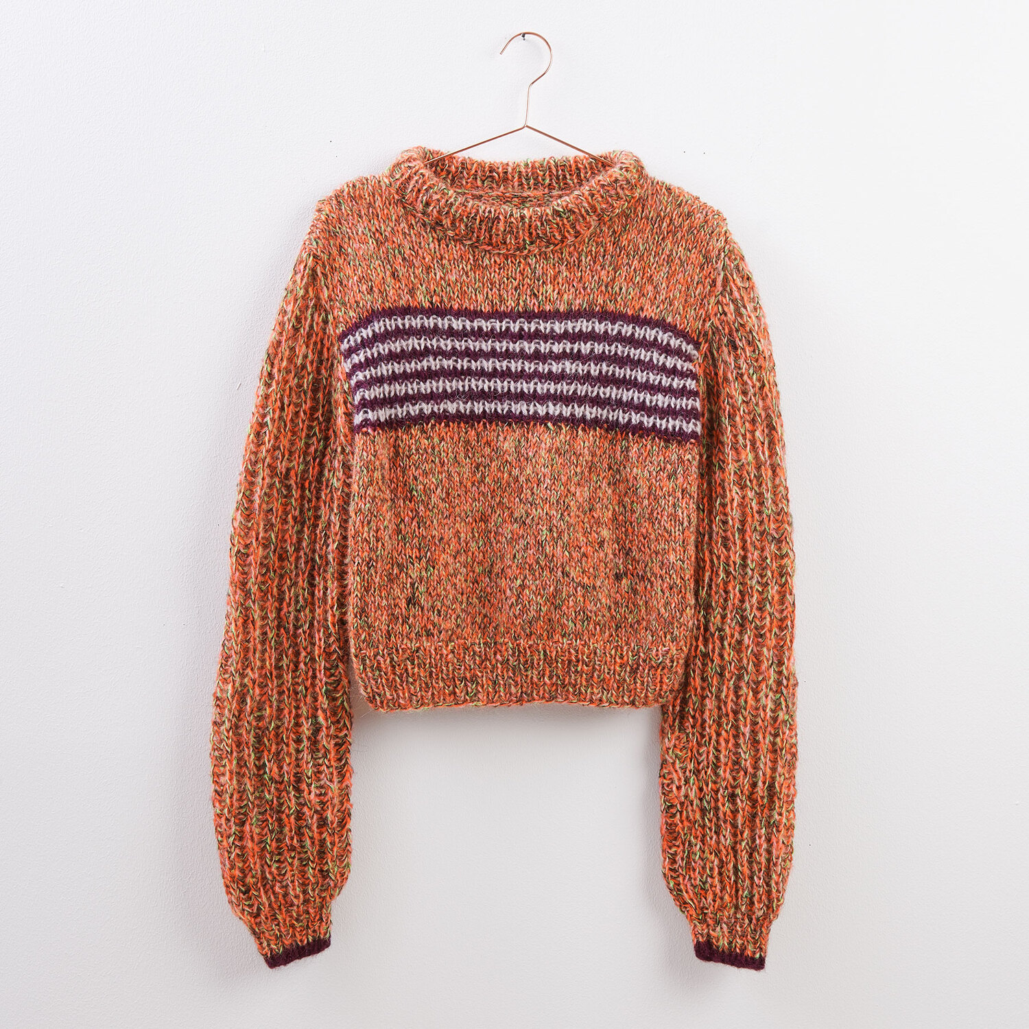 Strickanleitung Pullover mit coolem Print