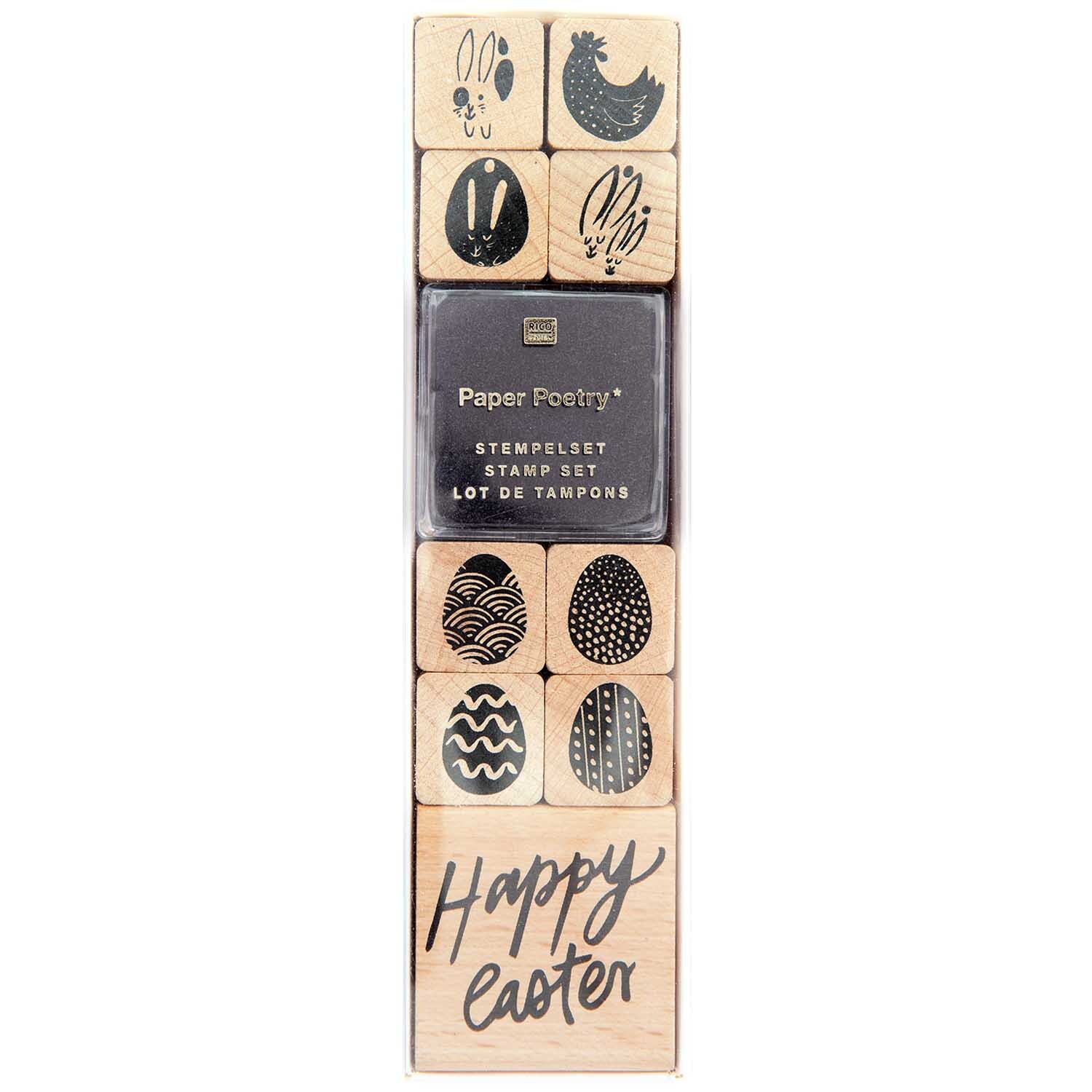 Paper Poetry Stempelset Happy Easter 9 Stempel