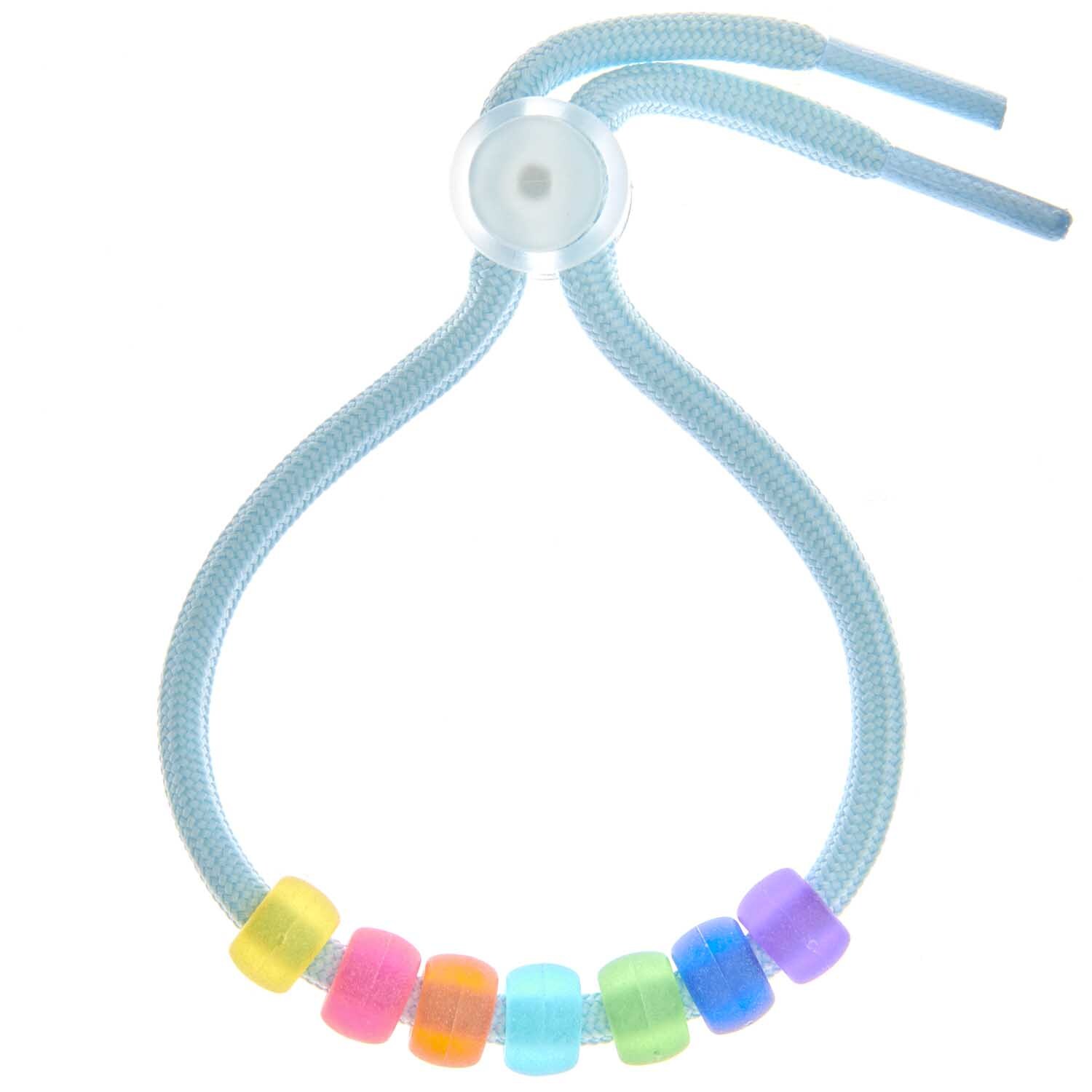 itoshii - Ponii Beads frozen Regenbogen 9x6mm 400 Stück