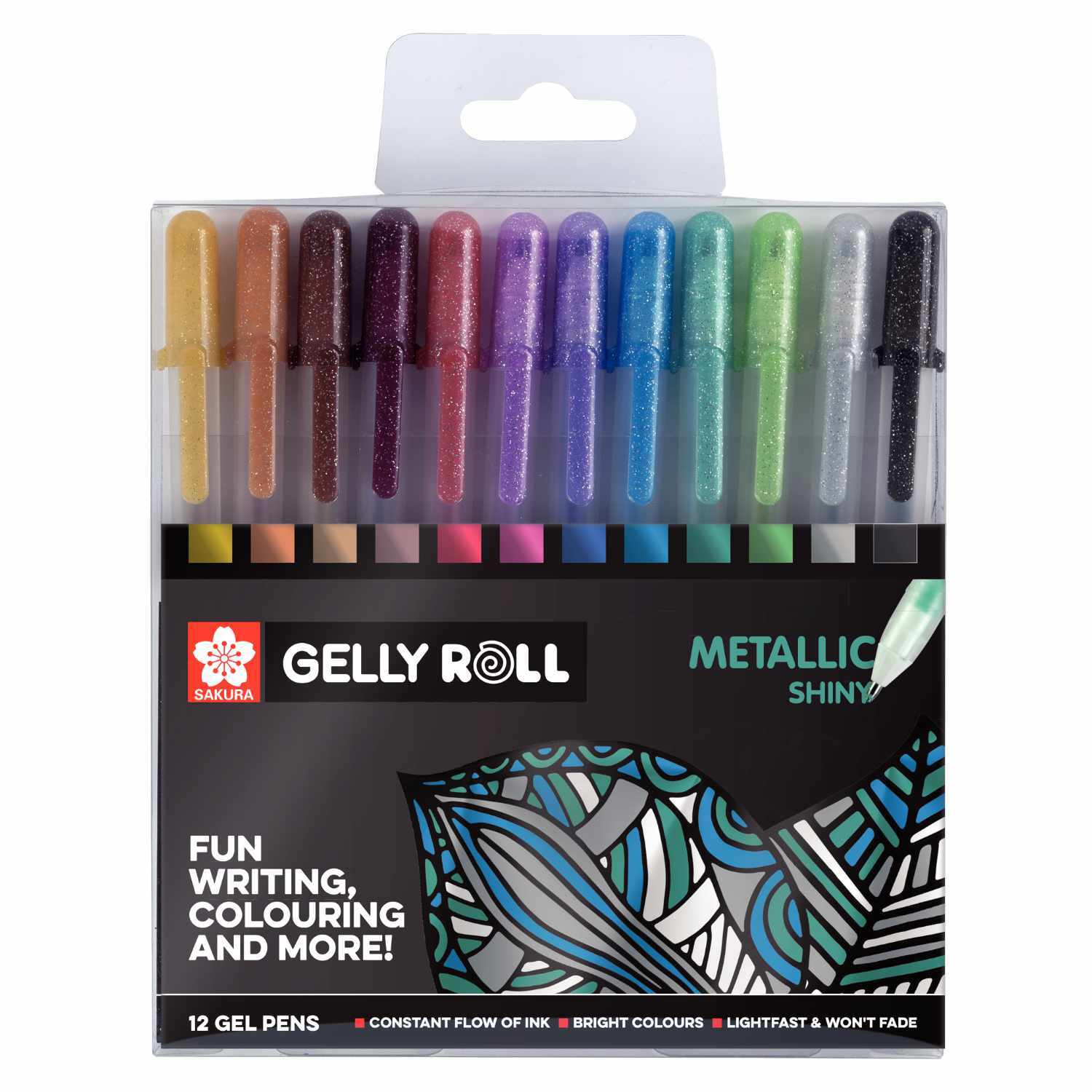 Gelly Roll Metallic Gelstifte 12 Stück