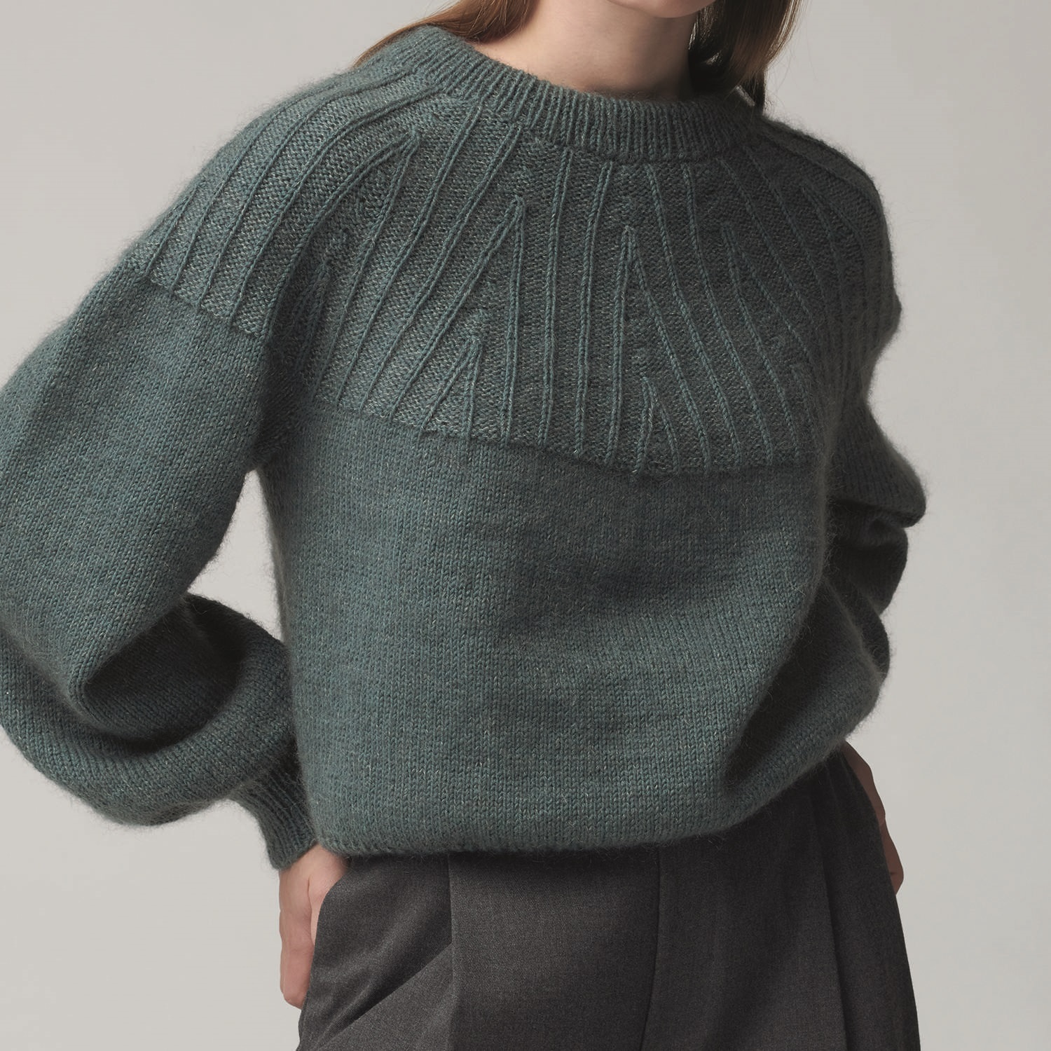 Strickanleitung Top Down Knitting Pullover