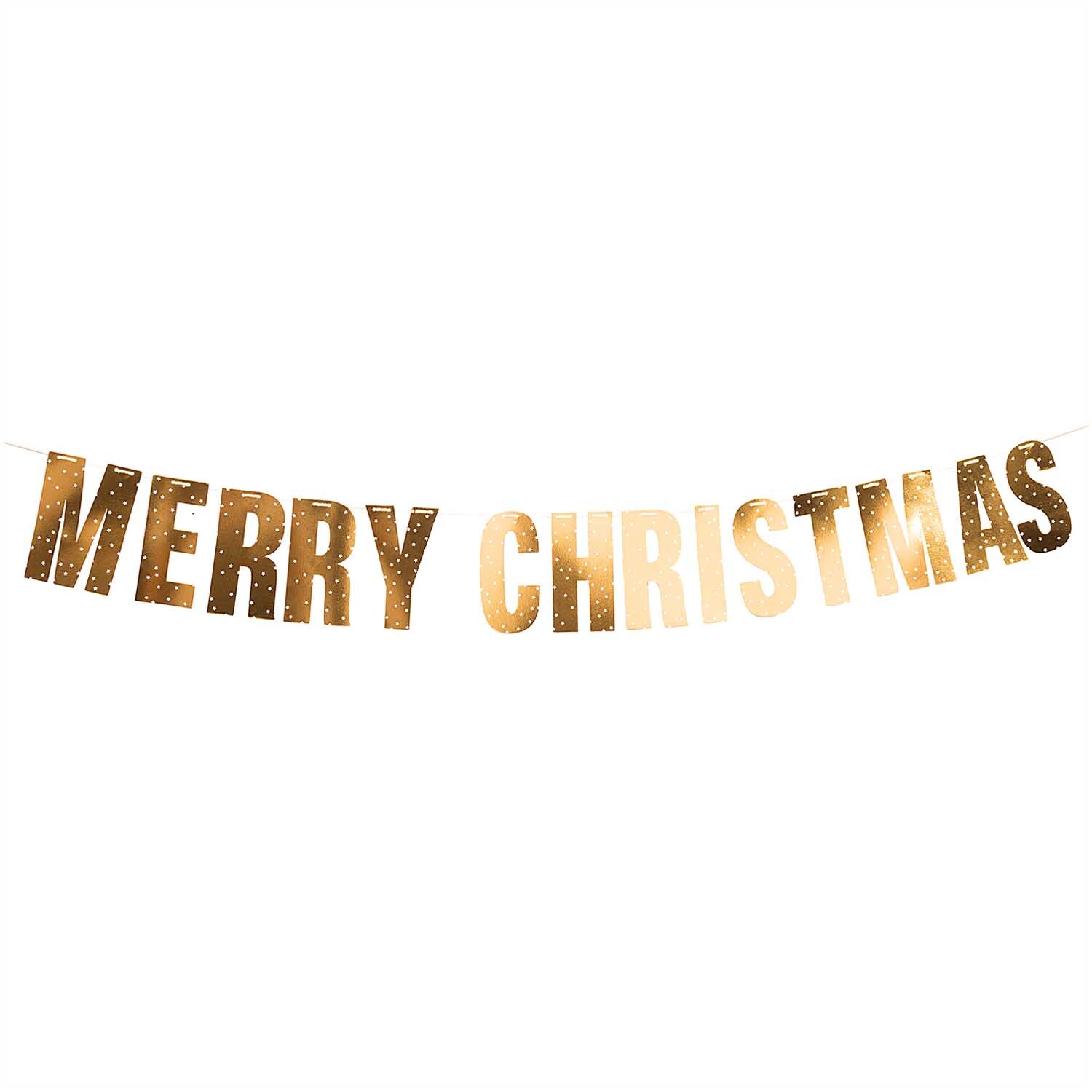 Paper Poetry Girlande Merry Christmas 3m Hot Foil