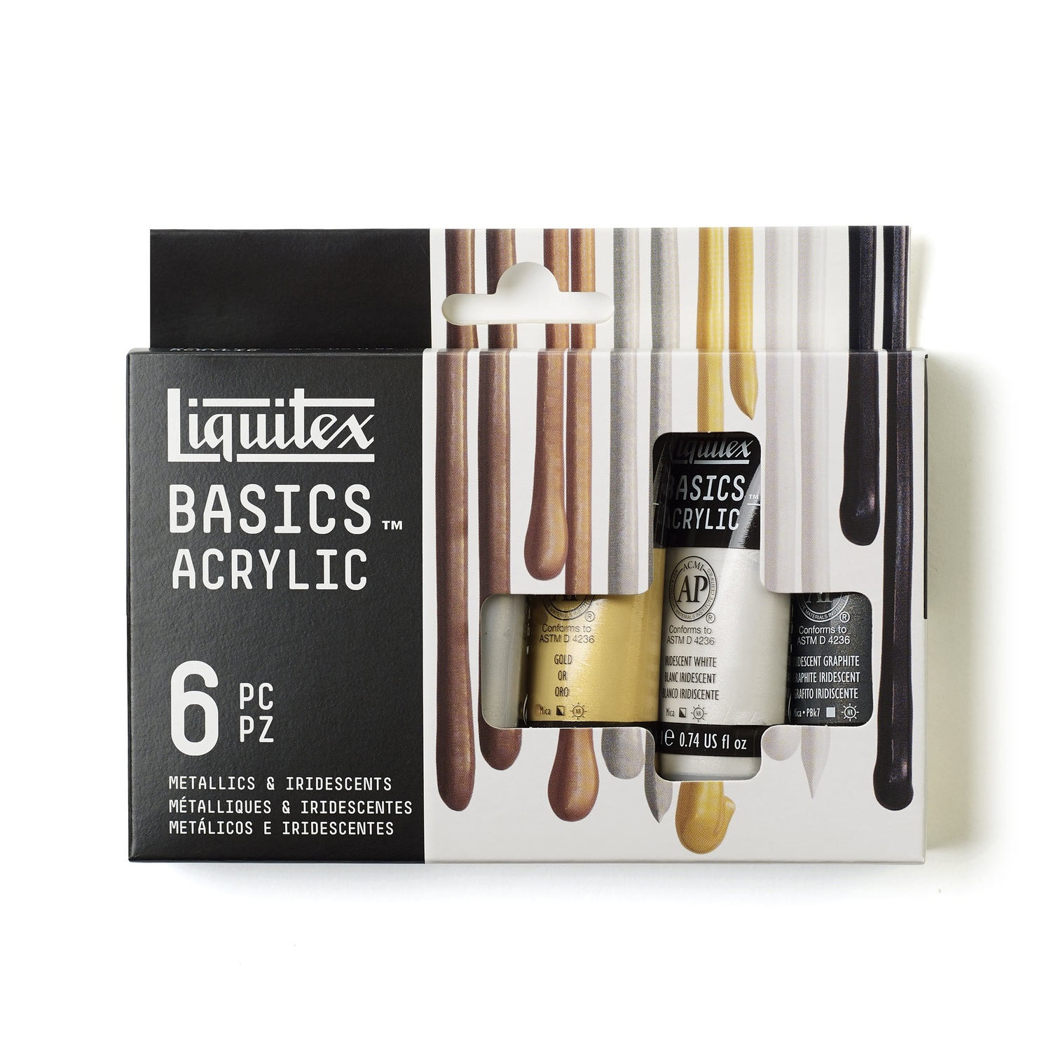 Basics Acrylfarben Set Metallic 6x22ml