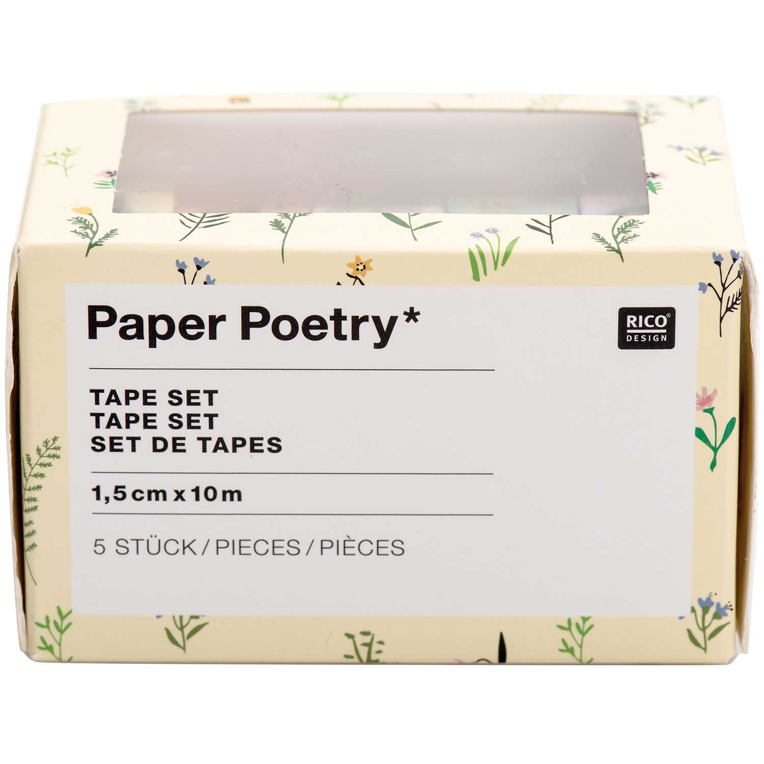 Paper Poetry Tape Set Bunny Hop 5teilig