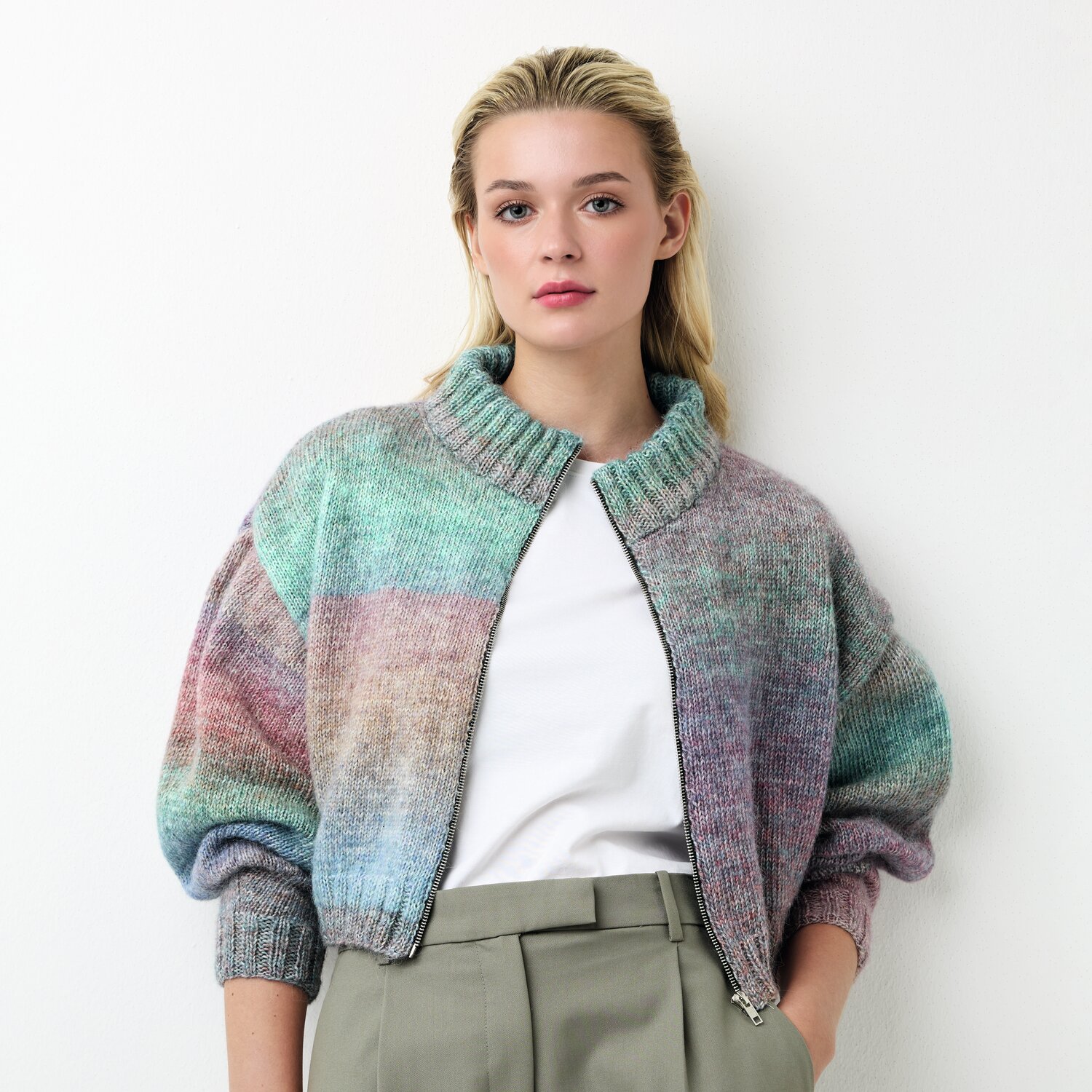 Strickset Jacke Modell 12 aus Die Neue Masche No. 12