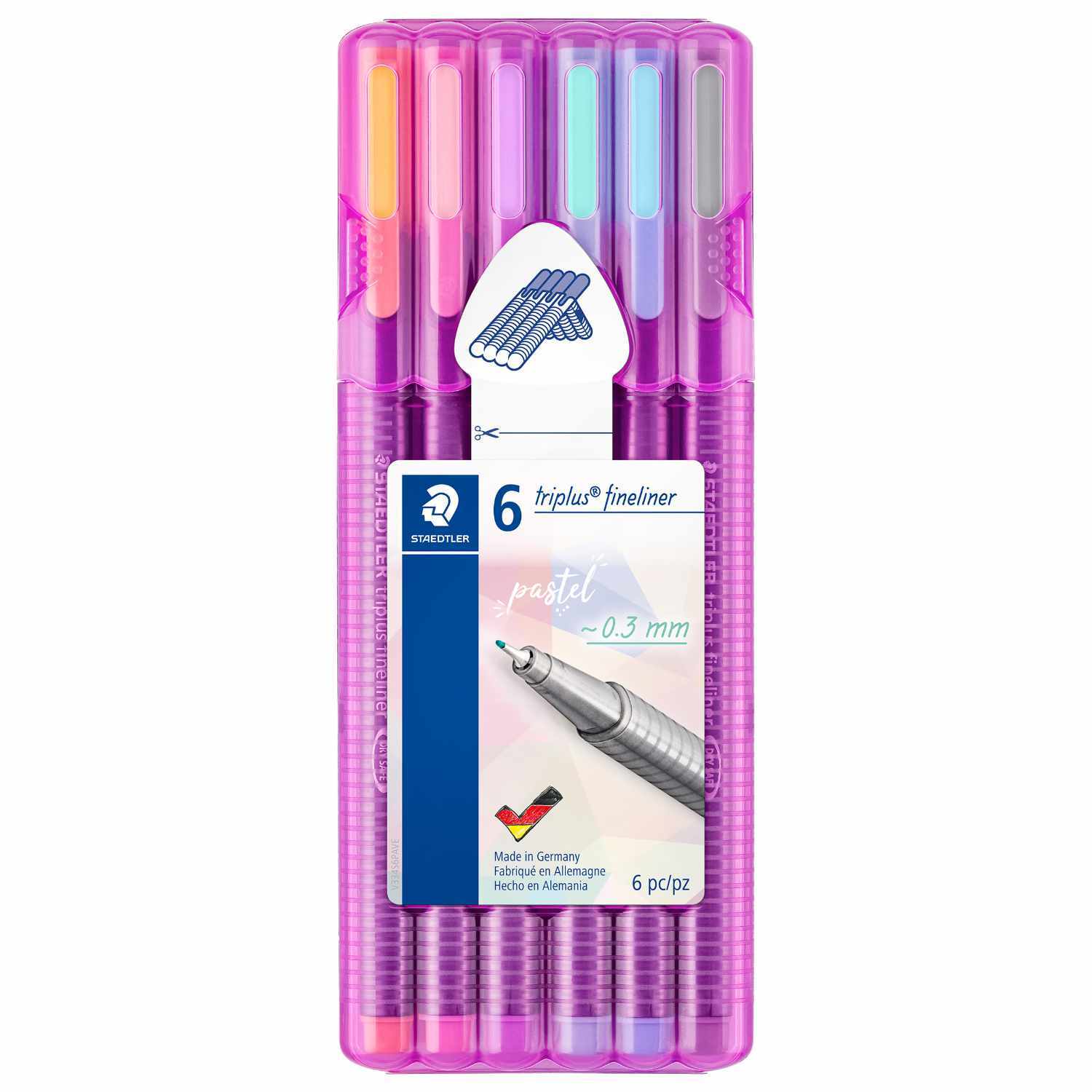 Staedtler 334 Fineliner triplus 6 Stück