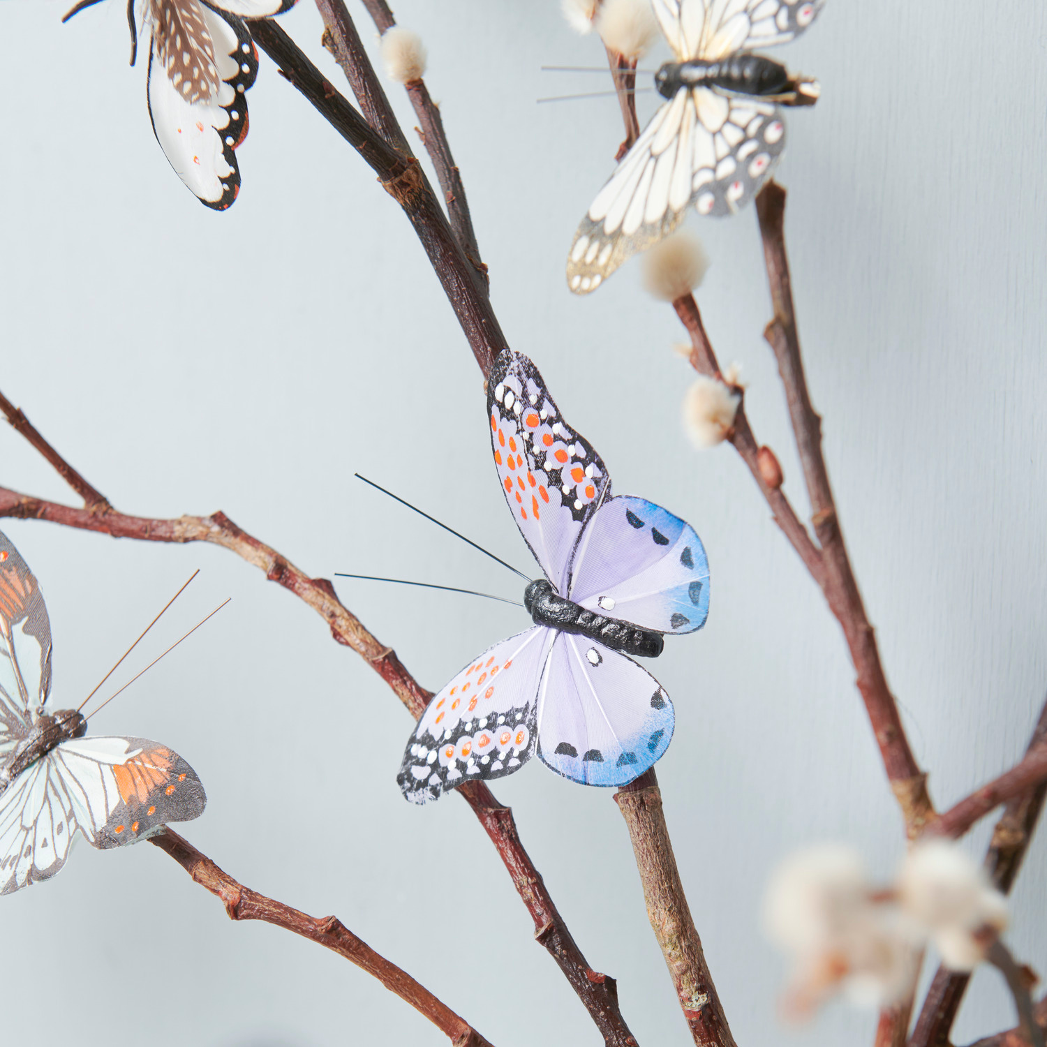 Schmetterling mit Clip Violet