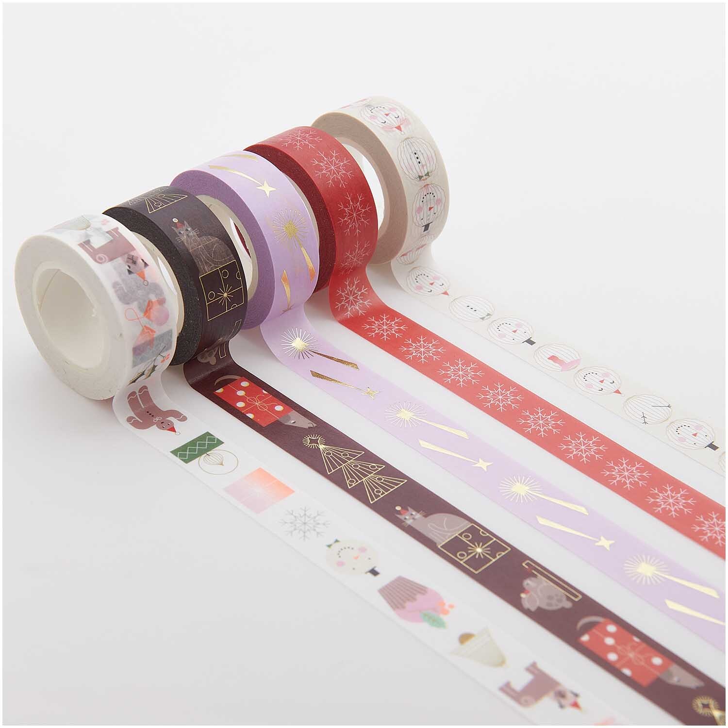 Paper Poetry Tape Set Christmas Figuren 5teilig