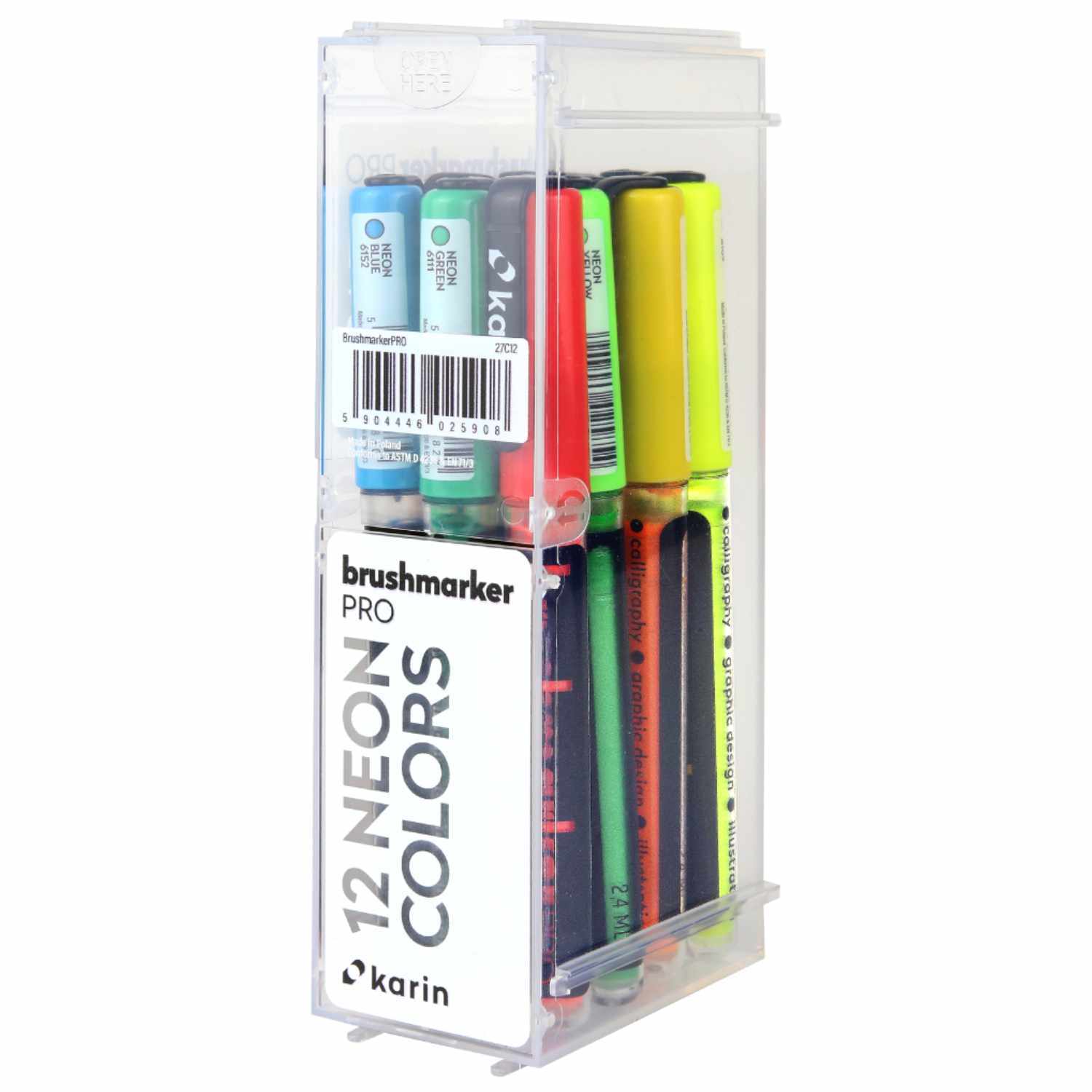 Brushmarker PRO Neon Colors Set 12 Farben