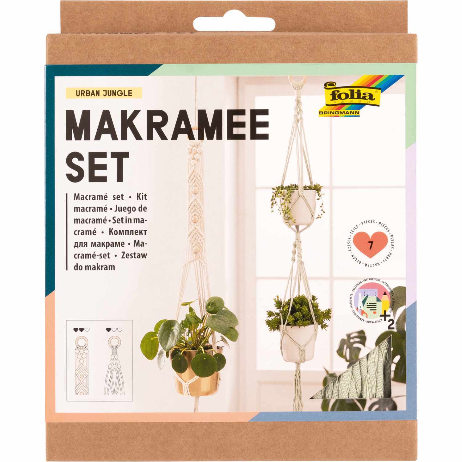 Makramee-Set Urban Jungle 7teilig