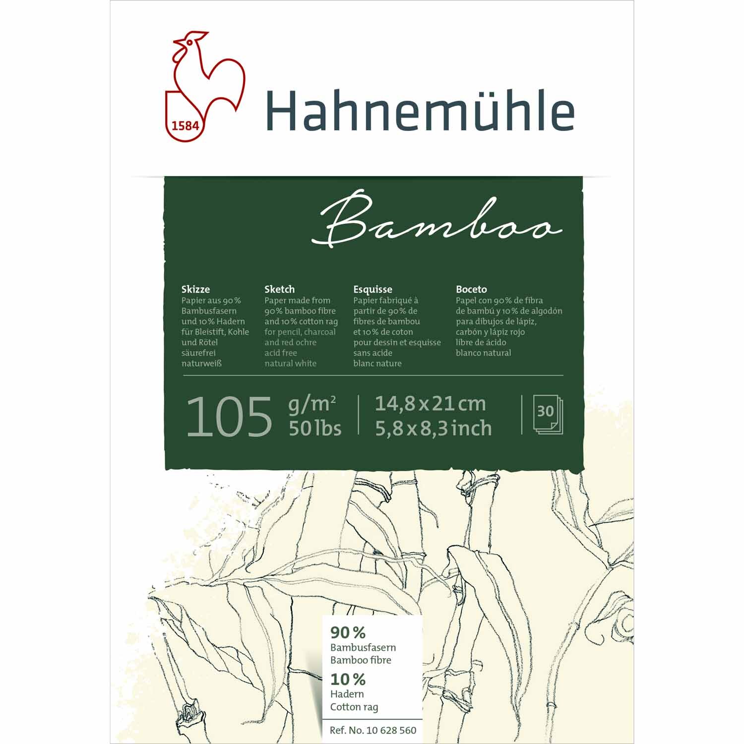 Bamboo Skizze 105g/m² 30 Blatt