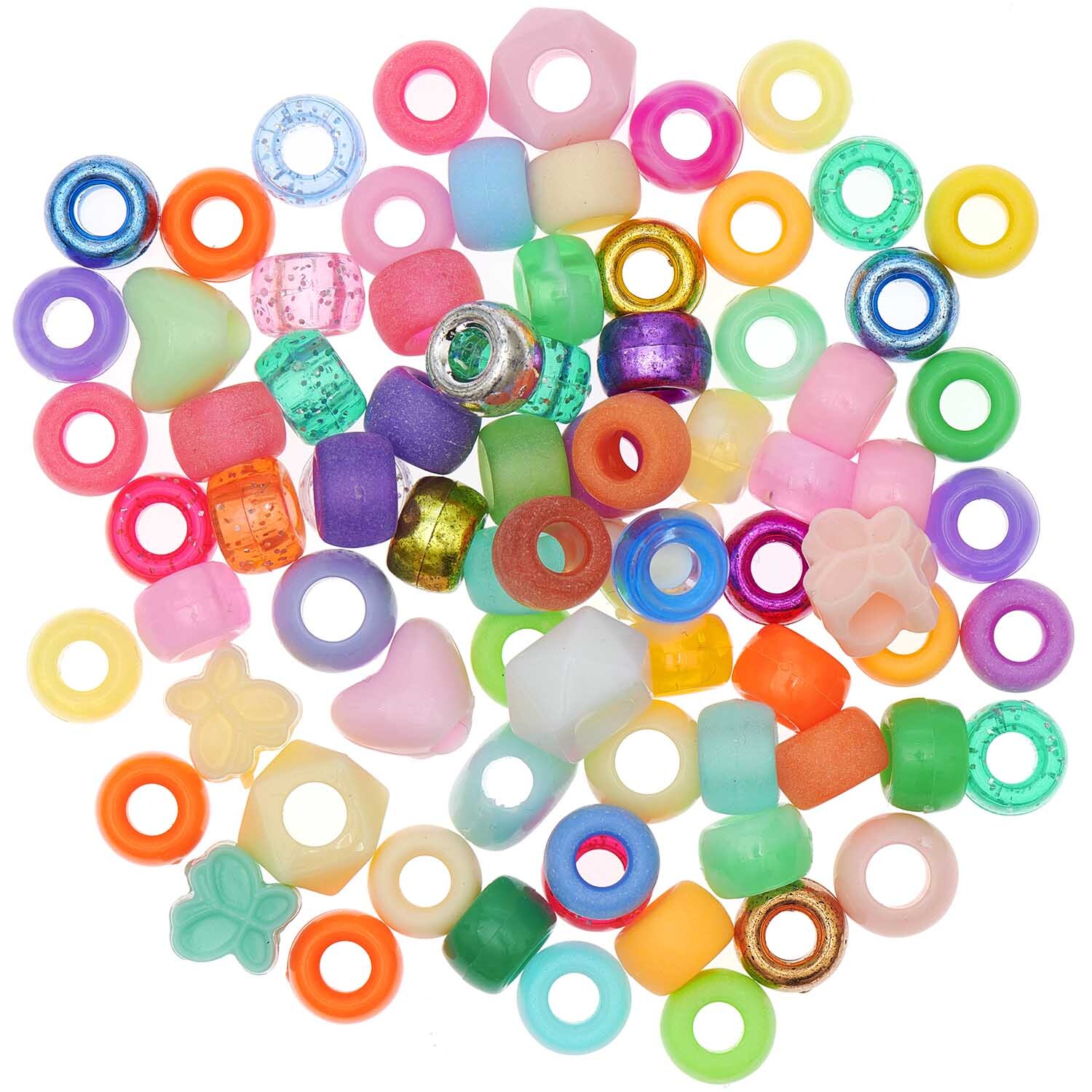 itoshii - Ponii Beads Star Mix 9x6mm 80 Stück