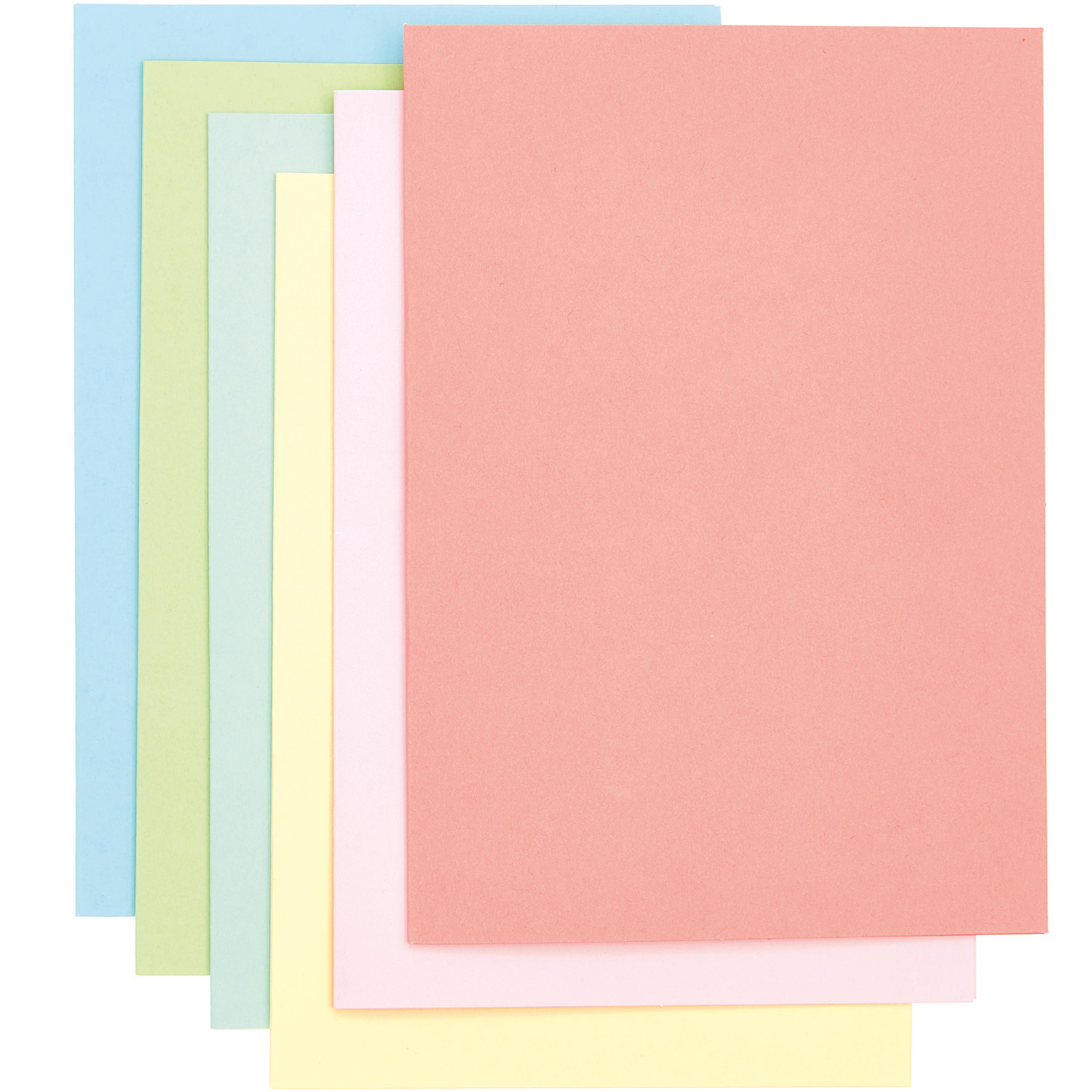 Paper Poetry Kartenset Rainbow pastell B6 28teilig