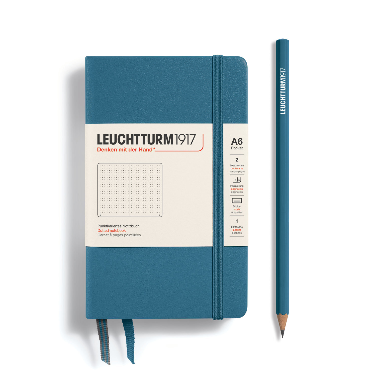 Notizbuch Pocket dotted Hardcover A6