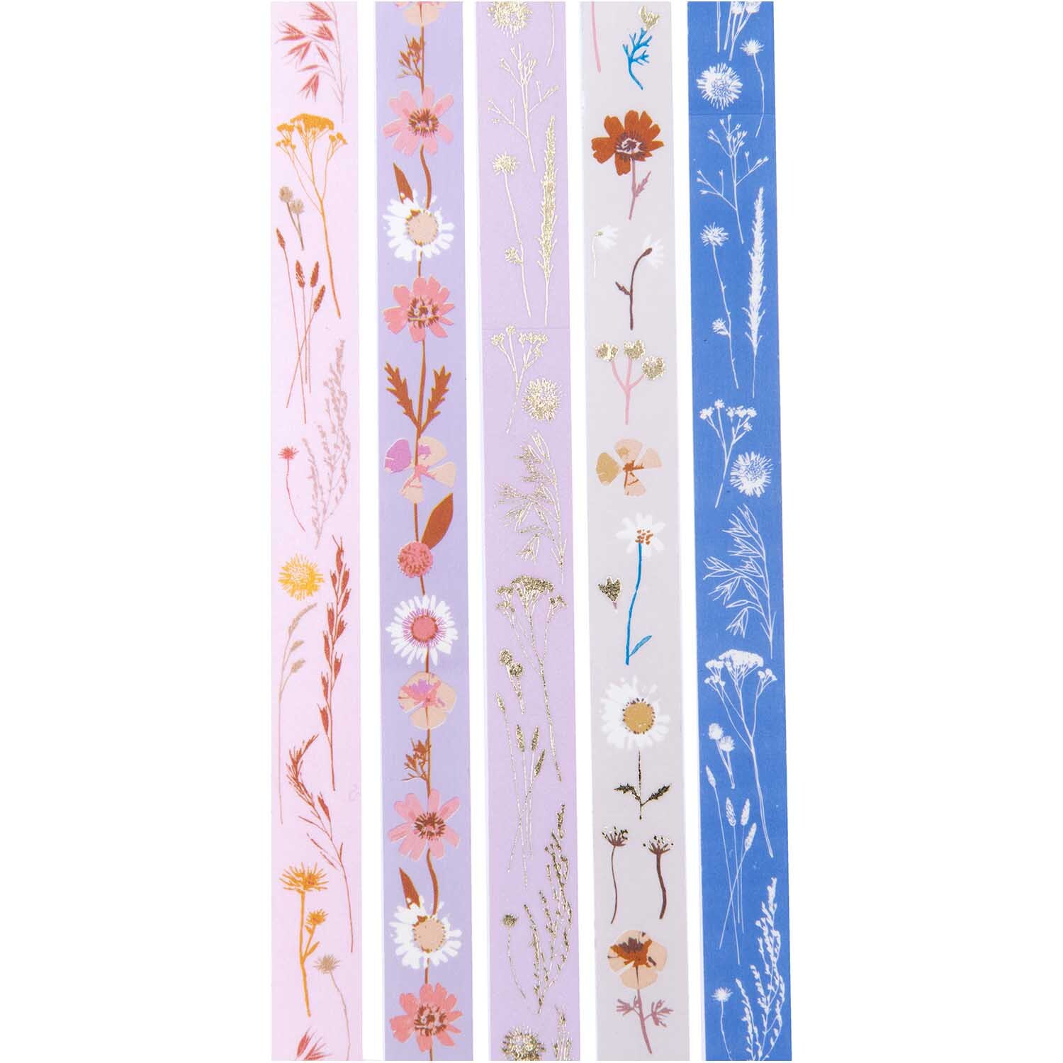 Paper Poetry Tape Set Trockenblumen 5teilig