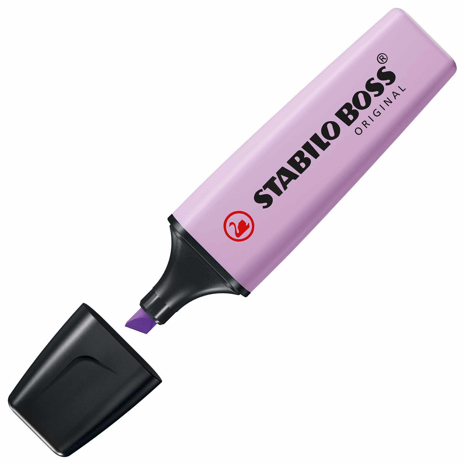 Textmarker Boss Original Pastell 4 Stück