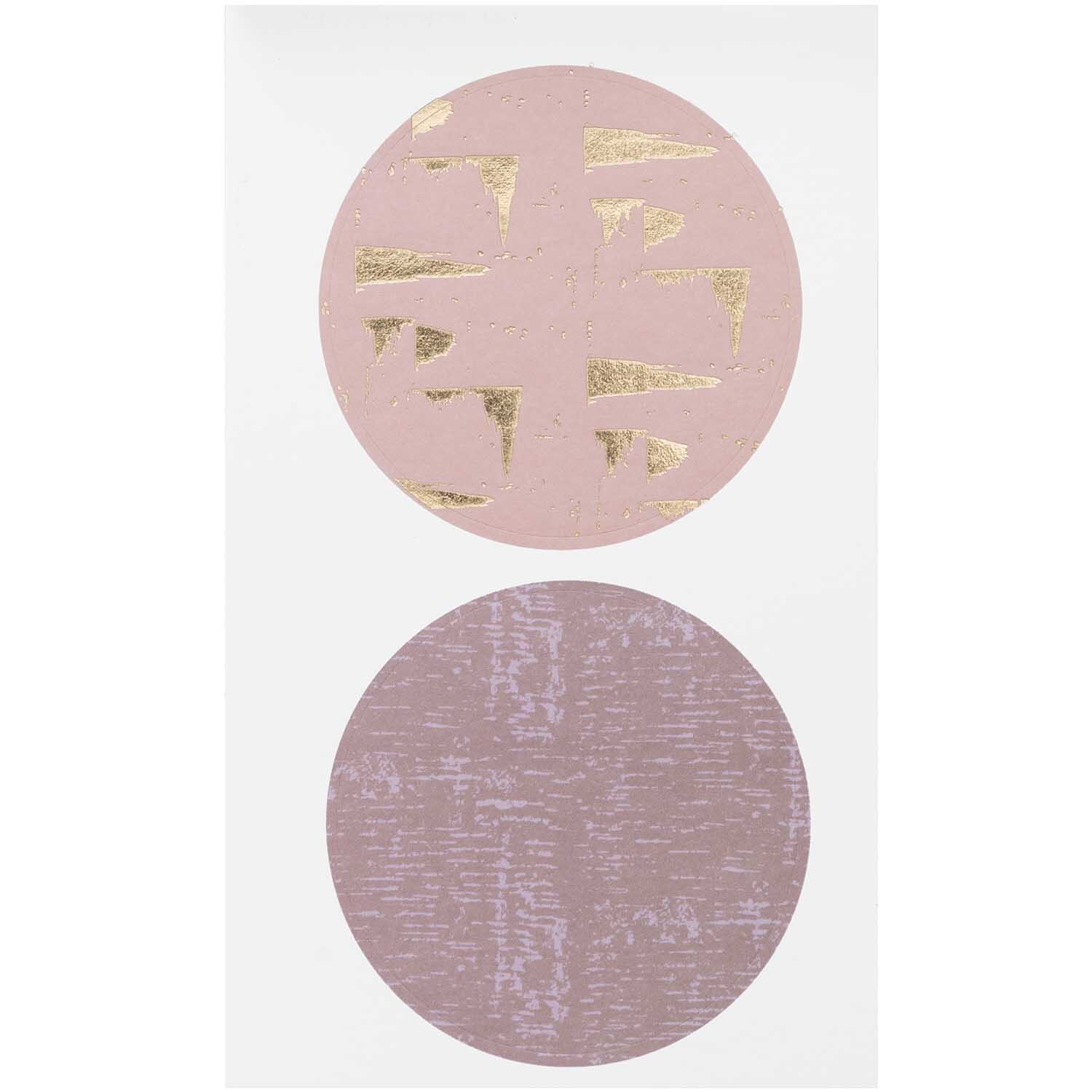 Paper Poetry Sticker Struktur mauve 4 Blatt