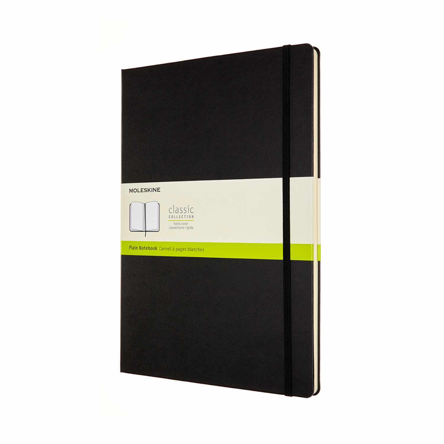 Notizbuch blanko Hard Cover schwarz A4