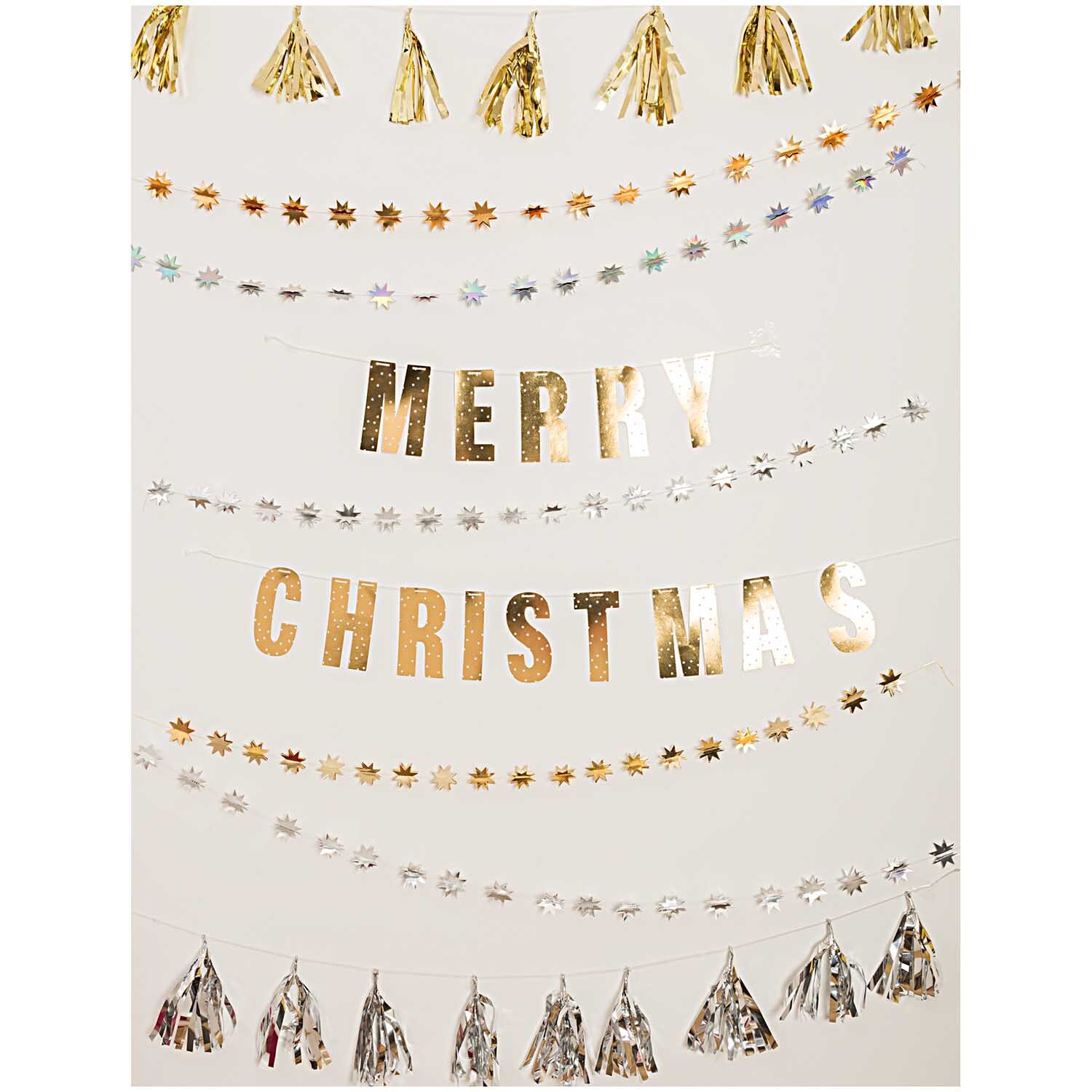 Paper Poetry Girlande Merry Christmas 3m Hot Foil