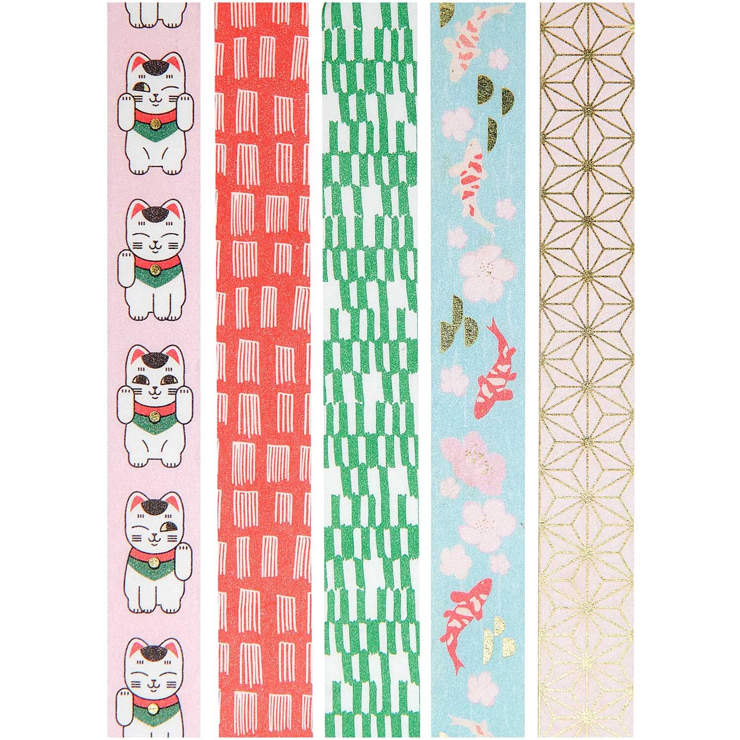 Paper Poetry Tape Set Jardin Japonais 5teilig