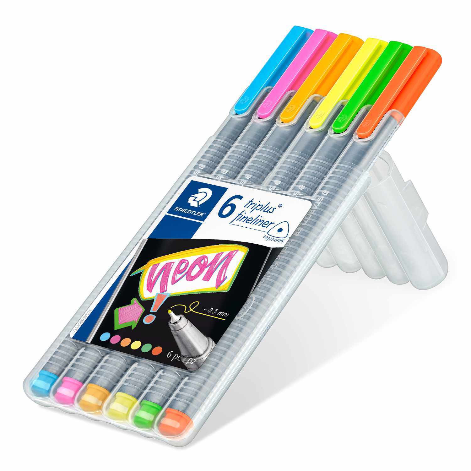 Staedtler 334 Fineliner triplus 6 Stück