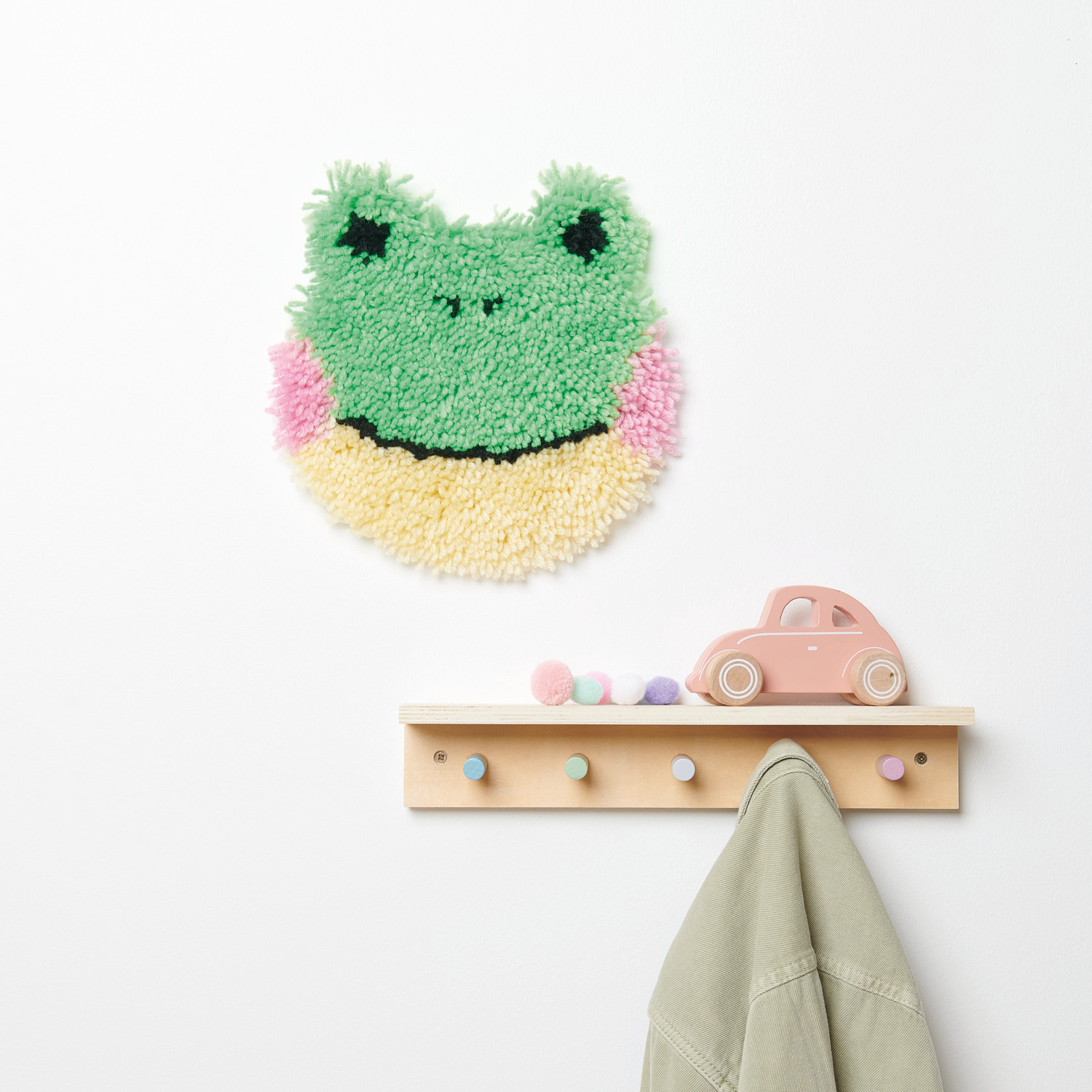 Rico Hooki Hooki Knüpfset Wandbehang Frosch