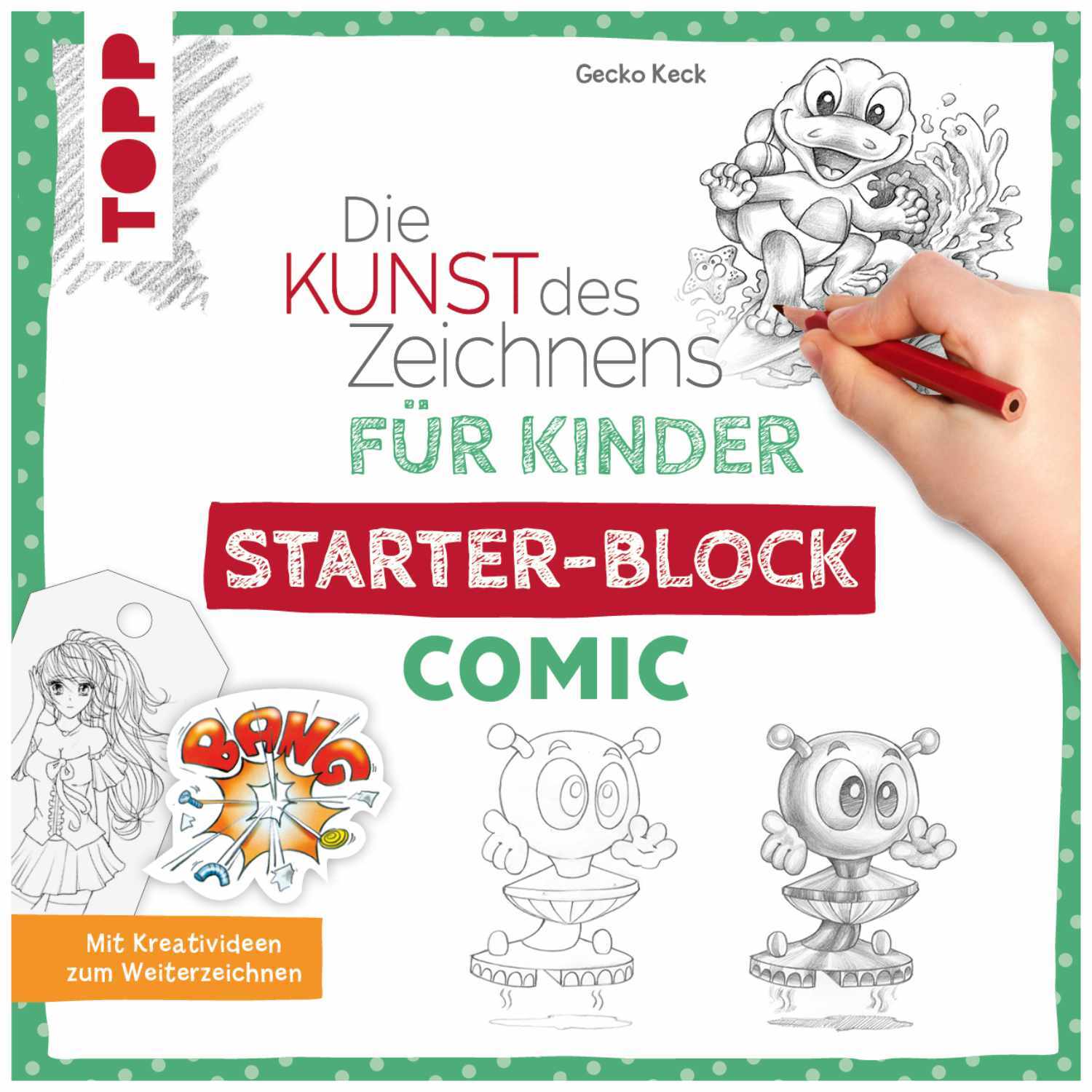 Die Kunst des Zeichnens für Kinder Starter-Block - Comic