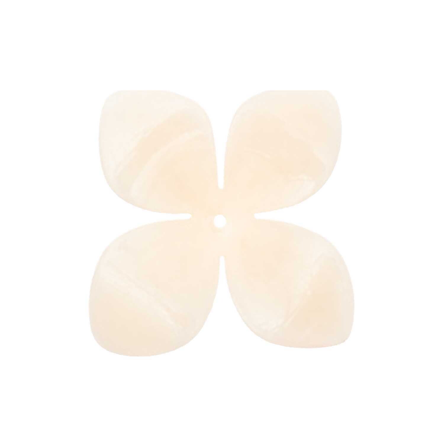 Perle Blüte creme 22x4mm 3 Stück