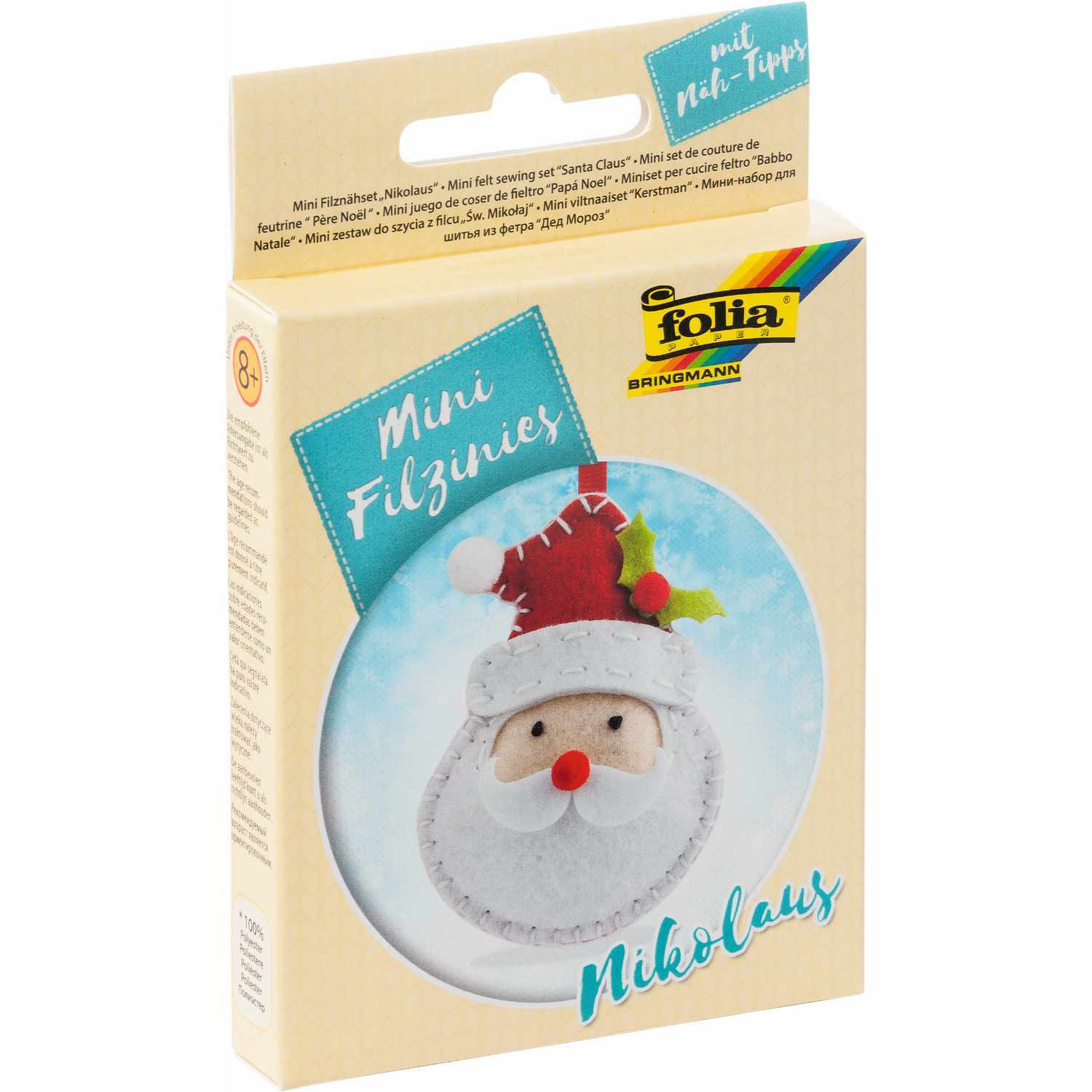 Mini-Filzinies Filznähset Nikolaus 14-teilig