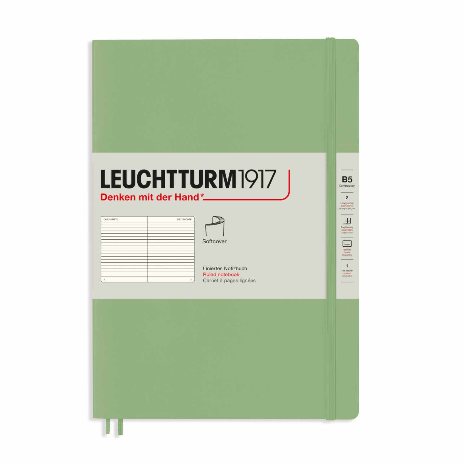 Notizbuch Composition liniert Softcover B5