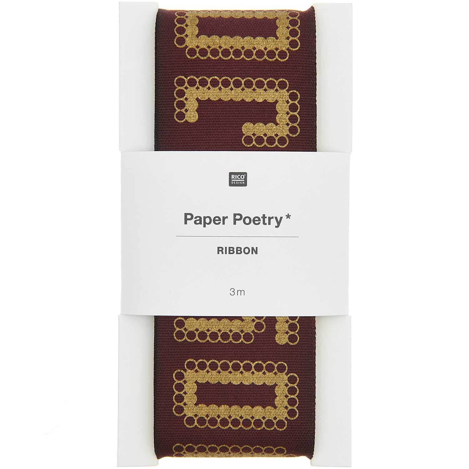 Paper Poetry Taftband Joy 38mm 3m