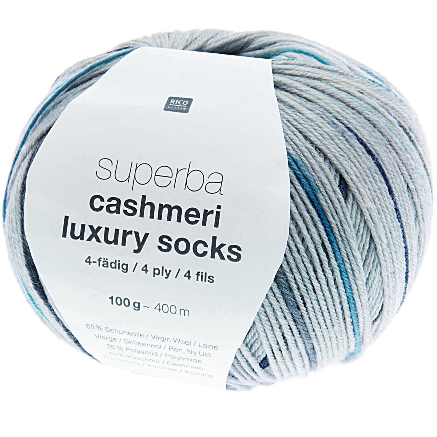 Superba Cashmeri Luxury Socks 4fädig