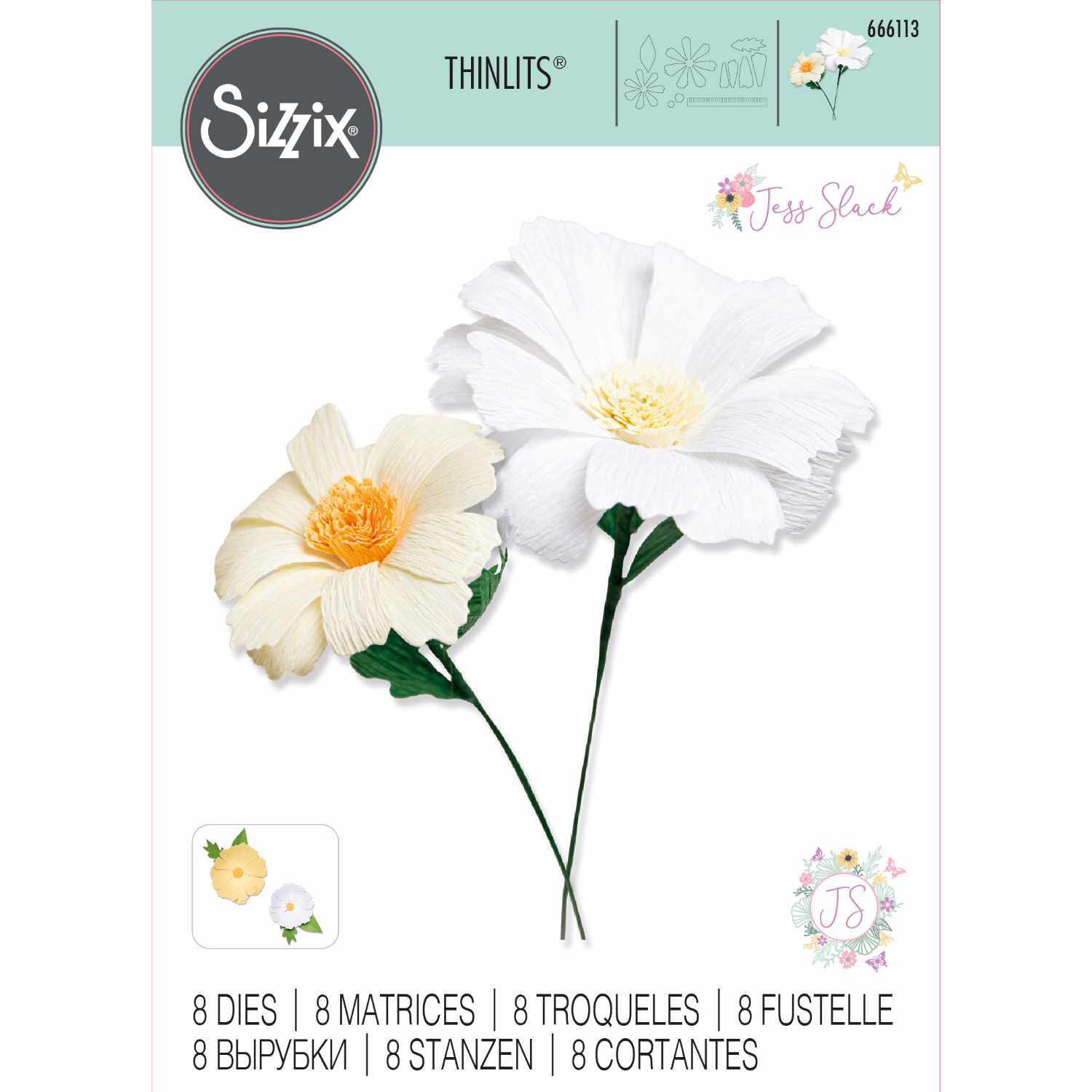 Thinlits Die Set Daisy Flower Mix by Jess Slack