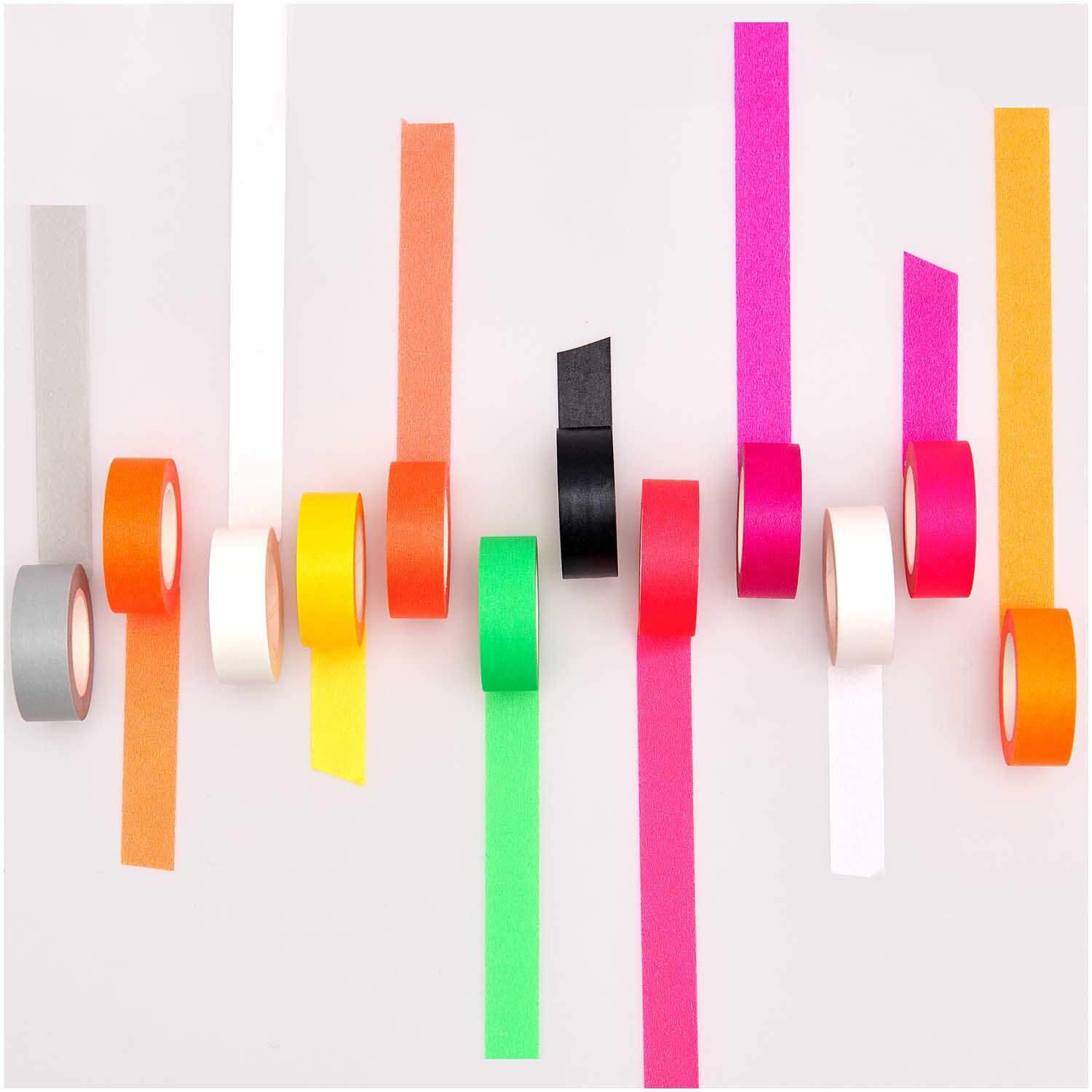 Paper Poetry Tape Set Neon klassisch 15mm 10m 4teilig