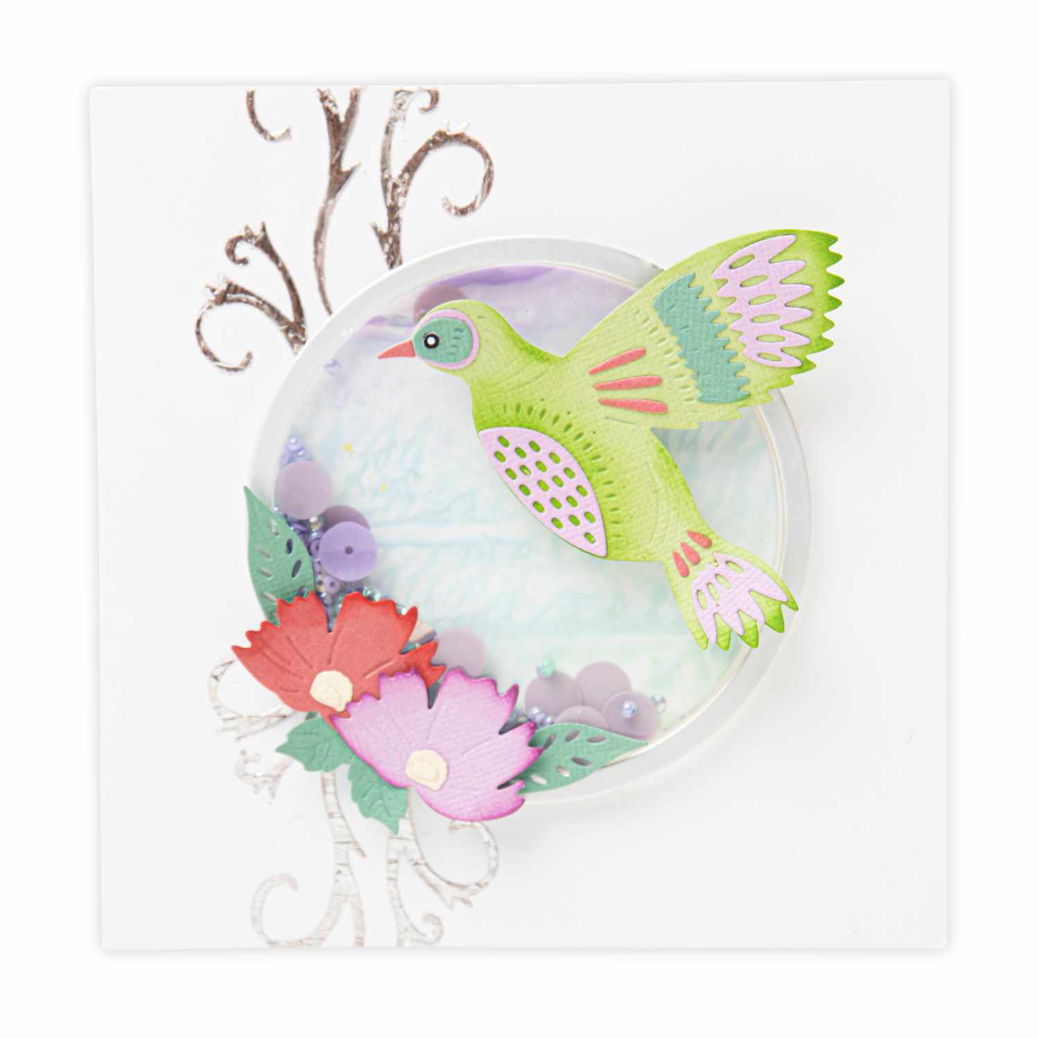 Thinlits Die Set Birds & Blossom by Lisa Jones