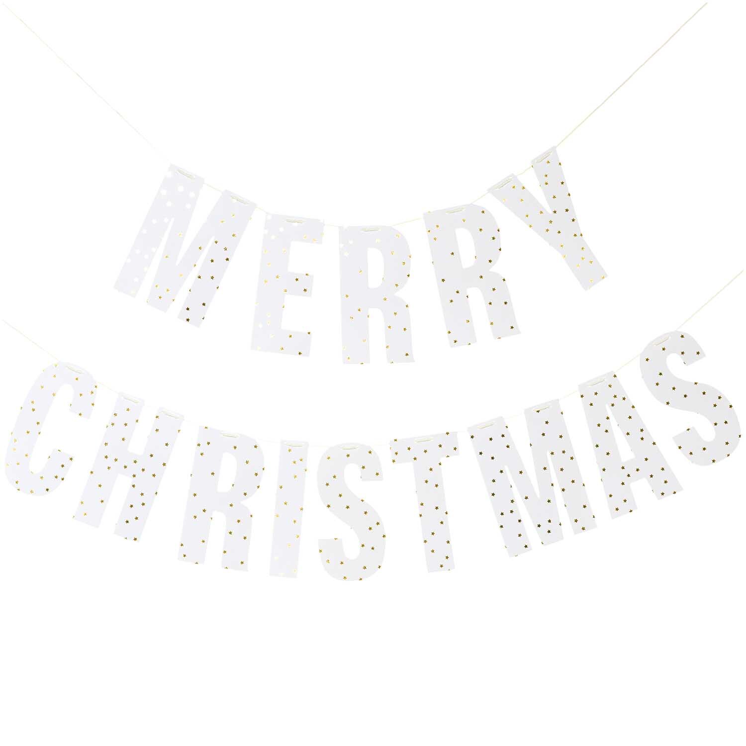 Paper Poetry Girlande Merry Christmas 3m Hot Foil